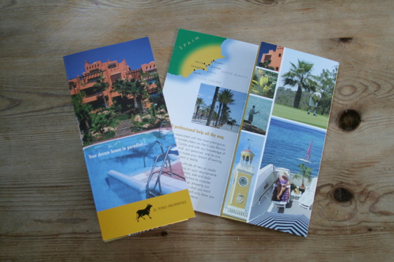 A leaflet about Spanish property